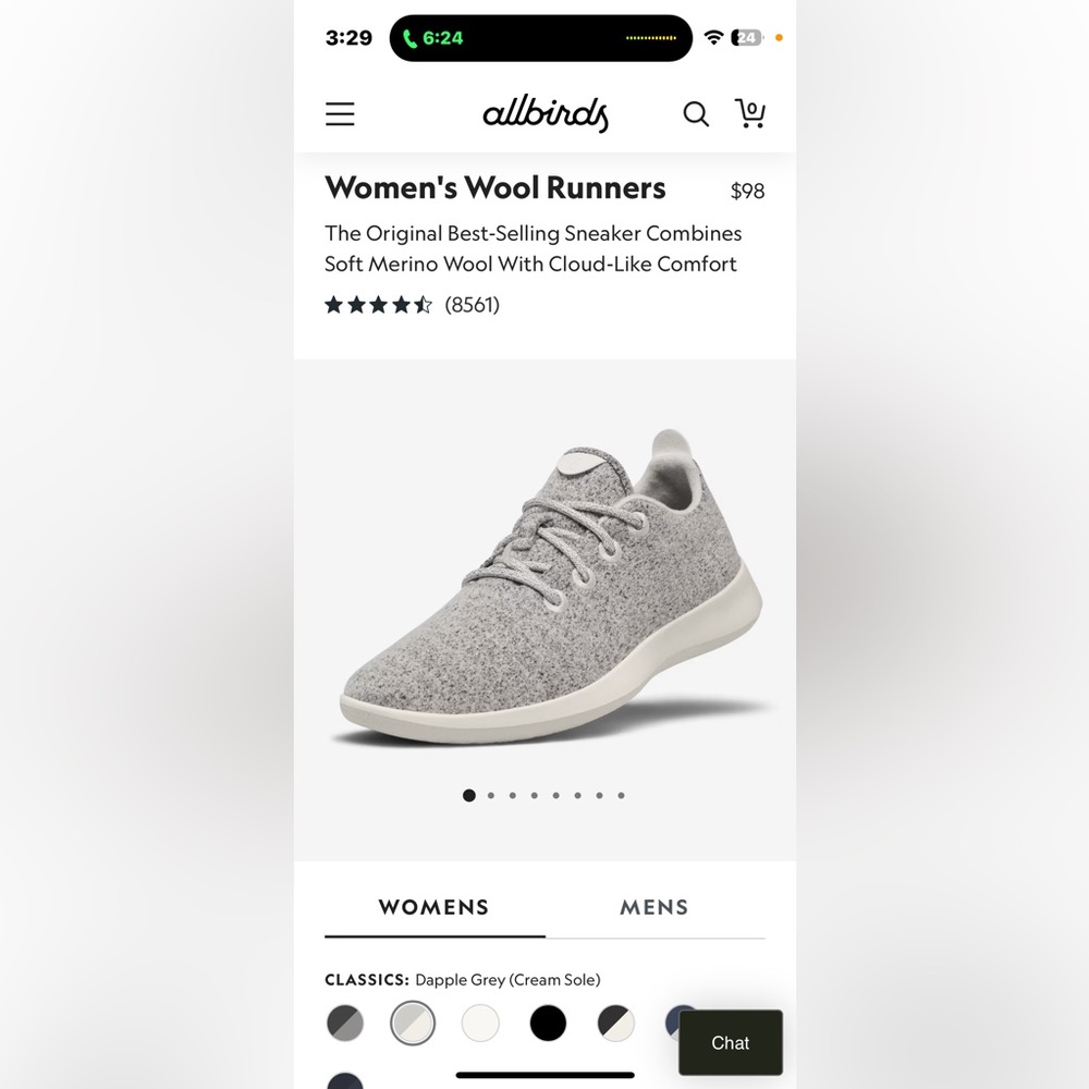 Allbirds Women's Wool Runners - Dapple Grey